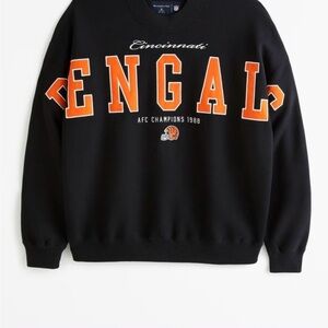 Abercrombie & Fitch Bengals sweatshirt size M
